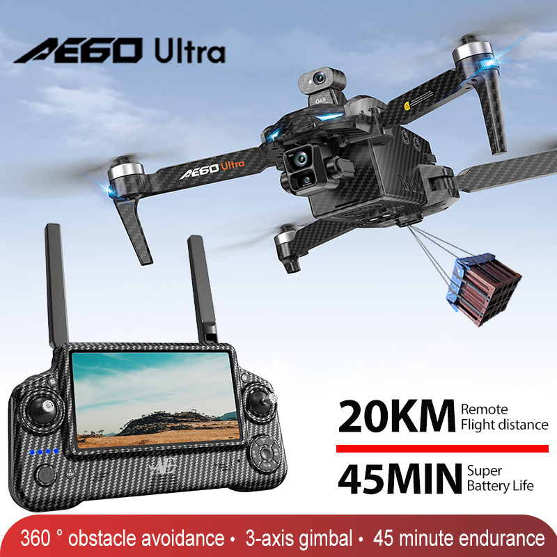 Drone Surveying - โดรน AE60 GPS ระดับมืออาชีพ กล้อง 8K